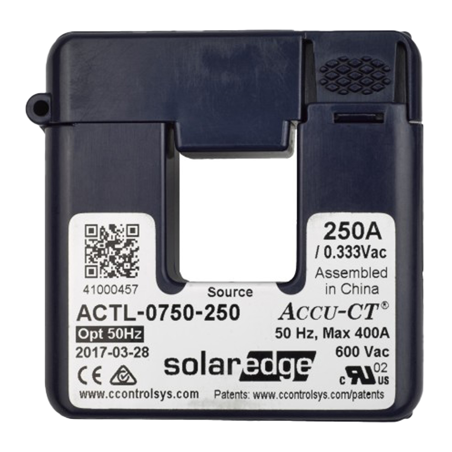 SOLAR EDGE 250A Árammérő Transzformátor